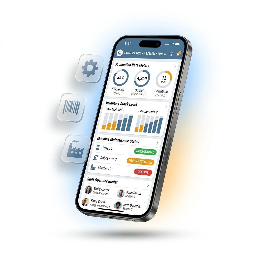 Manufacturing App Development - Akaria Innovations